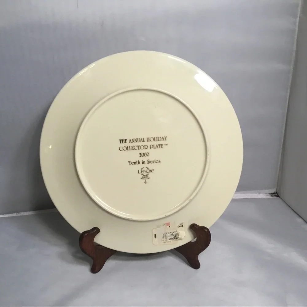 Lenox 2000 THE ANNUAL HOLIDAY COLLECTOR PLATE‎ THENTH IN THE SERIES